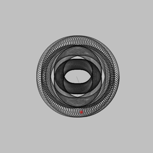 An image showing the traced out image of the default epicycle configuration in the article